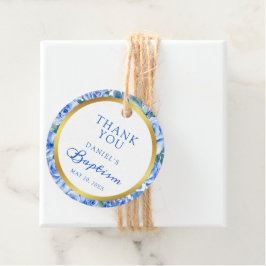 Dusty Blue Baptisc Vielen Dank Geschenkanhänger