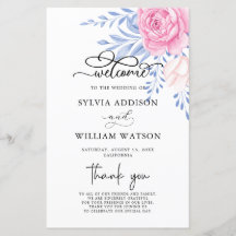 Dusty Blue Blätter Blush Pink Rose Hochzeitfeier