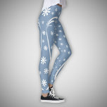 Dusty Blue Blume Power Legging Leggings<br><div class="desc">Schöne Leggings in Dusty Blautönen mit Blume Power Muster und Blumendekorationen. Holen Sie es für Ihre Yoga-Sessions oder tragen Sie es während des Sports! Du könntest auch ein nettes Geschenk für eine Freundin zum Geburtstag machen!</div>