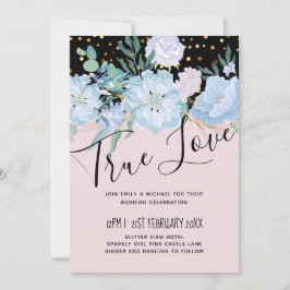 Dusty Blue Blush Pink Blues Hochzeitsbudget