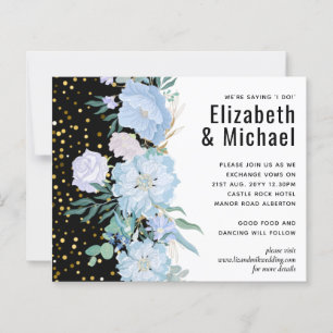 Dusty Blue Blush Pink Blues Hochzeitsbudget