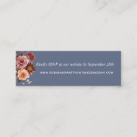 Dusty Blue, Blush und Burgund Floral Website UAwg