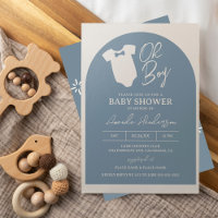 Dusty Blue Bow Krawatte Babydusche