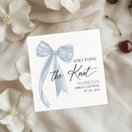 Dusty Blue Bow Sie bindet das Brautparty des Knote Serviette