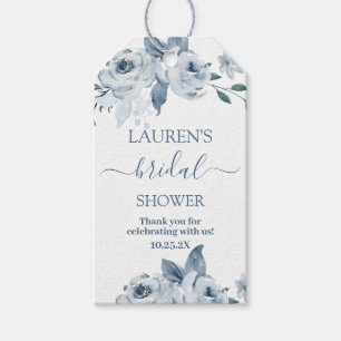Dusty Blue Brautparty Geschenketiketten Geschenkanhänger