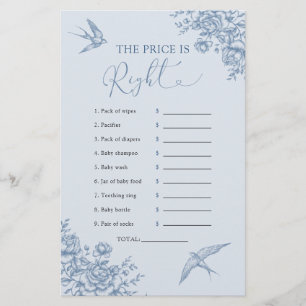 Dusty Blue Chinoiserie schätzt den richtigen Preis