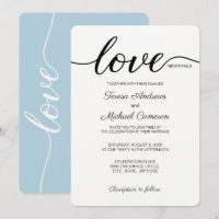 Dusty Blue Christlich Wedding Liebe Versage nie
