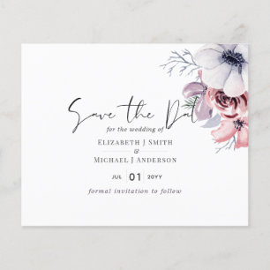 Dusty Blue Coral Floral Wedding Rett Date Budget