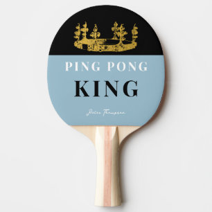 Dusty Blue Crown Tischtennis King Modern Custom Schläger