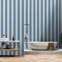 Dusty Blue & Dark Dusty Gray Wide 4 Zoll Streifen