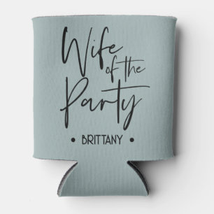 Dusty Blue Ehefrau des Party Can Cooler Bachelor Dosenkühler