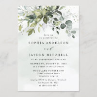 Dusty Blue Eucalyptus Grüne Engagement Partei