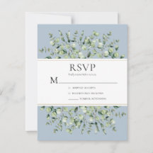 Dusty Blue Eucalyptus Wedding
