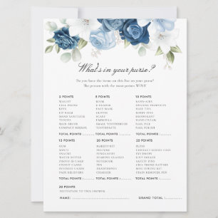 Dusty Blue Floral Brautparty