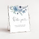 Dusty blue floral date jar sign. Date night ideas Poster (Von Creator hochgeladen)