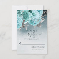 Dusty Blue Floral Wedding
