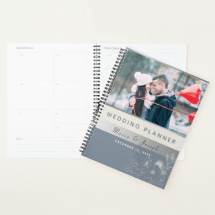Dusty Blue Foto Wedding Planner Planer