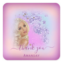 Dusty Blue Glitzer Berry Danke Sweet 16. Princess