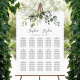 Dusty Blue Greenery Elegante Hochzeitsstiftung Poster (Von Creator hochgeladen)
