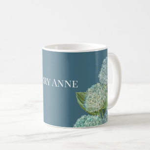 Dusty Blue Hydrangea Bouquet Kaffeetasse