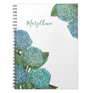 Dusty Blue Hydrangea Bouquet Notizblock