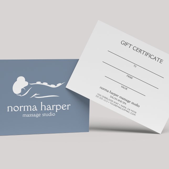 Dusty Blue Massage Therapeut Day Wellness-Center G (Von Creator hochgeladen)