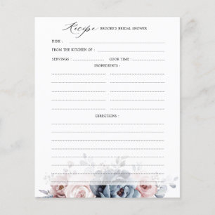 Dusty Blue Mauve Rose Rosa Brautparty Rezept