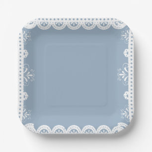 Dusty Blue mexican Junge Duschpapagei picado Pappteller