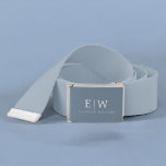Dusty Blue Minimalistisch Modern Monogram Elegant Gürtel<br><div class="desc">Einführen in unsere Dusty Blue Minimalistisch Modern Monogram Elegant Collection: Erhöhen Sie Ihren Stil mit schlichter Eleganz und zeitlosem Charme. Unsere Kollektion präsentiert minimalistische Designs in einer beruhigenden, staubblauen Farbe, die durch elegante Monogramme nach Ihrem Geschmack ergänzt wird. Von der edlen Schreibwaren bis hin zum vielseitigen Zubehör - jedes Stück...</div>