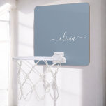 Dusty Blue Minimalistisch Modern Monogram Elegant Mini Basketball Netz<br><div class="desc">Einführen in unsere Dusty Blue Minimalistisch Modern Monogram Elegant Collection: Erhöhen Sie Ihren Stil mit schlichter Eleganz und zeitlosem Charme. Unsere Kollektion präsentiert minimalistische Designs in einer beruhigenden, staubblauen Farbe, die durch elegante Monogramme nach Ihrem Geschmack ergänzt wird. Von der edlen Schreibwaren bis hin zum vielseitigen Zubehör - jedes Stück...</div>