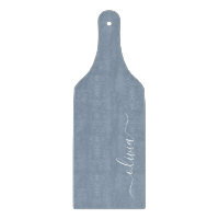 Dusty Blue Minimalistisch Modern Monogram Elegant