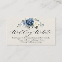 Dusty Blue Navy Champagne Ivory Wedding Website