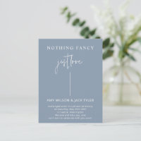 Dusty Blue Nichts Extravagant nur Liebe Hochzeit
