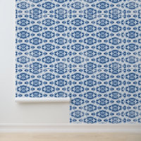 Dusty Blue Oriental Gefärbte Krawatte Pattern
