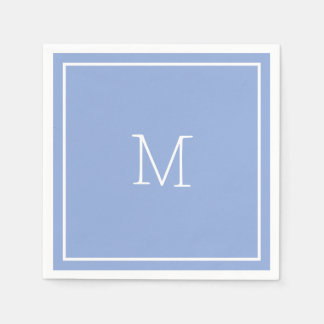 Dusty Blue Paper Napkin Serviette