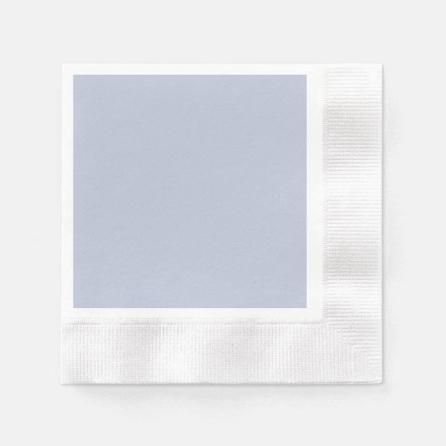 Dusty Blue Party Cocktail Napkins Serviette (Vorderseite)