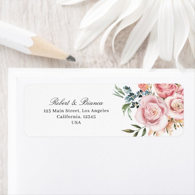 Dusty Blue & Peach Floral Wedding (Insitu)