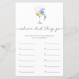 Dusty Blue Pearls & Prosecco Brautparty