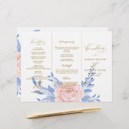 Dusty Blue Pink Floral Rustikale Hochzeit Zeremoni