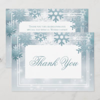 Dusty Blue Snowflake Moderne Hochzeit