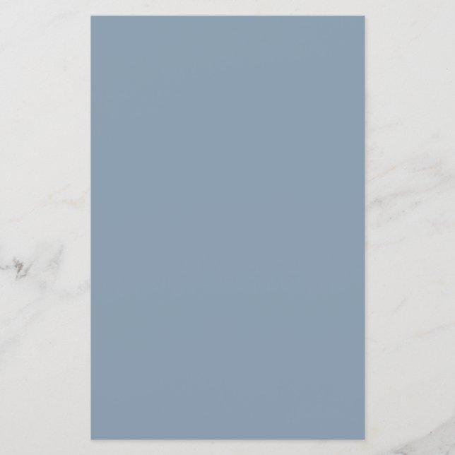Dusty Blue Solid Color (Vorderseite)