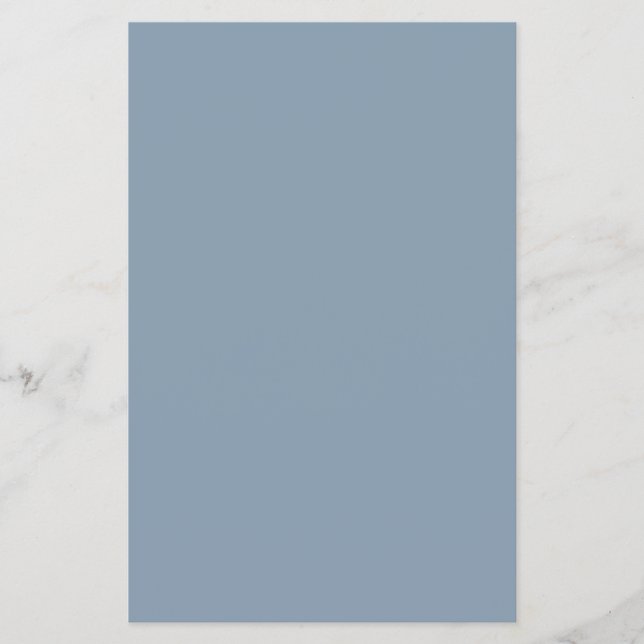 Dusty Blue Solid Color Flyer (Vorne)