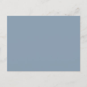 Dusty Blue Solid Color Postkarte
