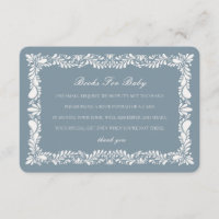 Dusty Blue Talavera Tile Books for Baby Boy Insert