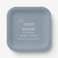 Dusty Blue the Night Before Elegante Wedding