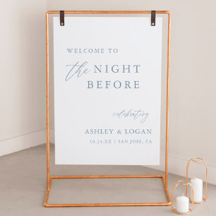 Dusty Blue The Night Before Probe Dinner Poster