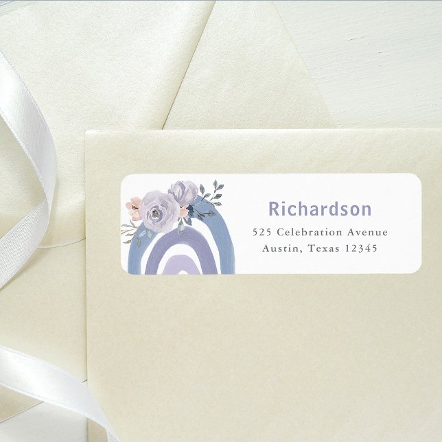 Dusty Blue und Lila Boho | Regenbogen (Von Creator hochgeladen)