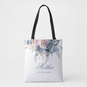 Dusty Blue und Mauve Floral Elegante Wedding