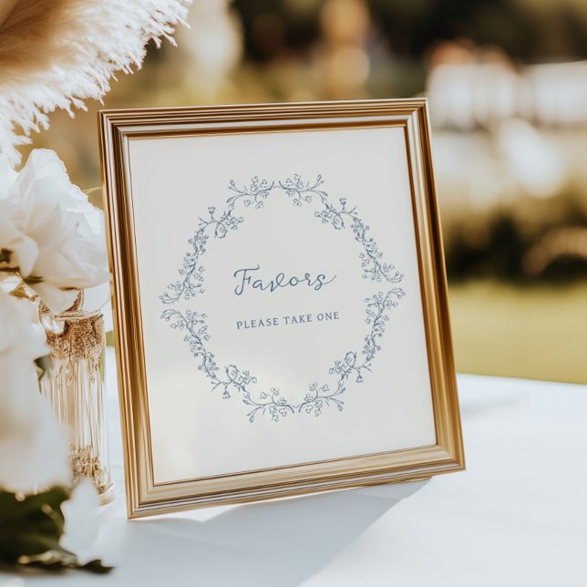 Dusty Blue Vintag Chinoiserie Favoriten Poster (Von Creator hochgeladen)