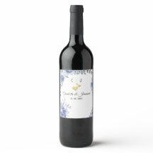 Dusty Blue Watercolor Eucalyptus Floral Wedding